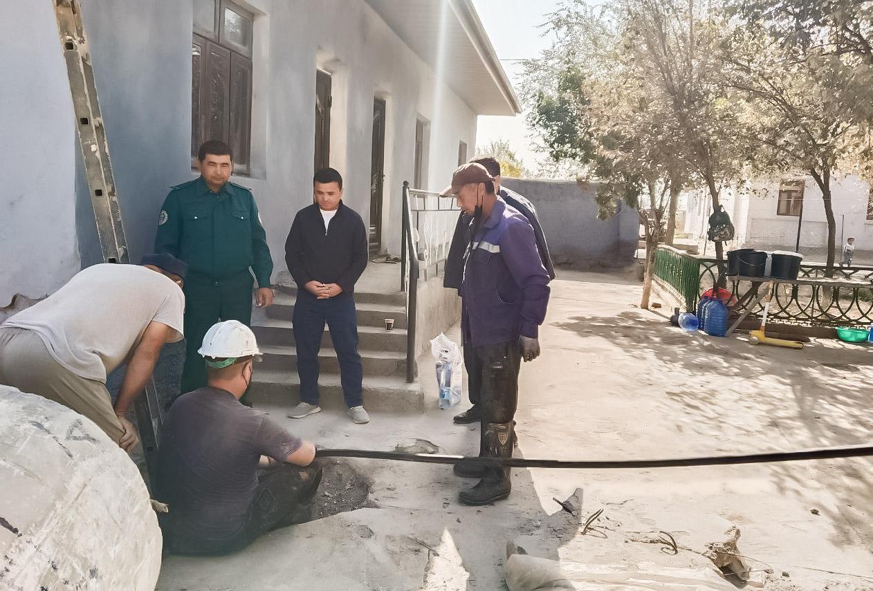 Yangikent mahallasidagi drenaj tizimi qayta tiklanmoqda