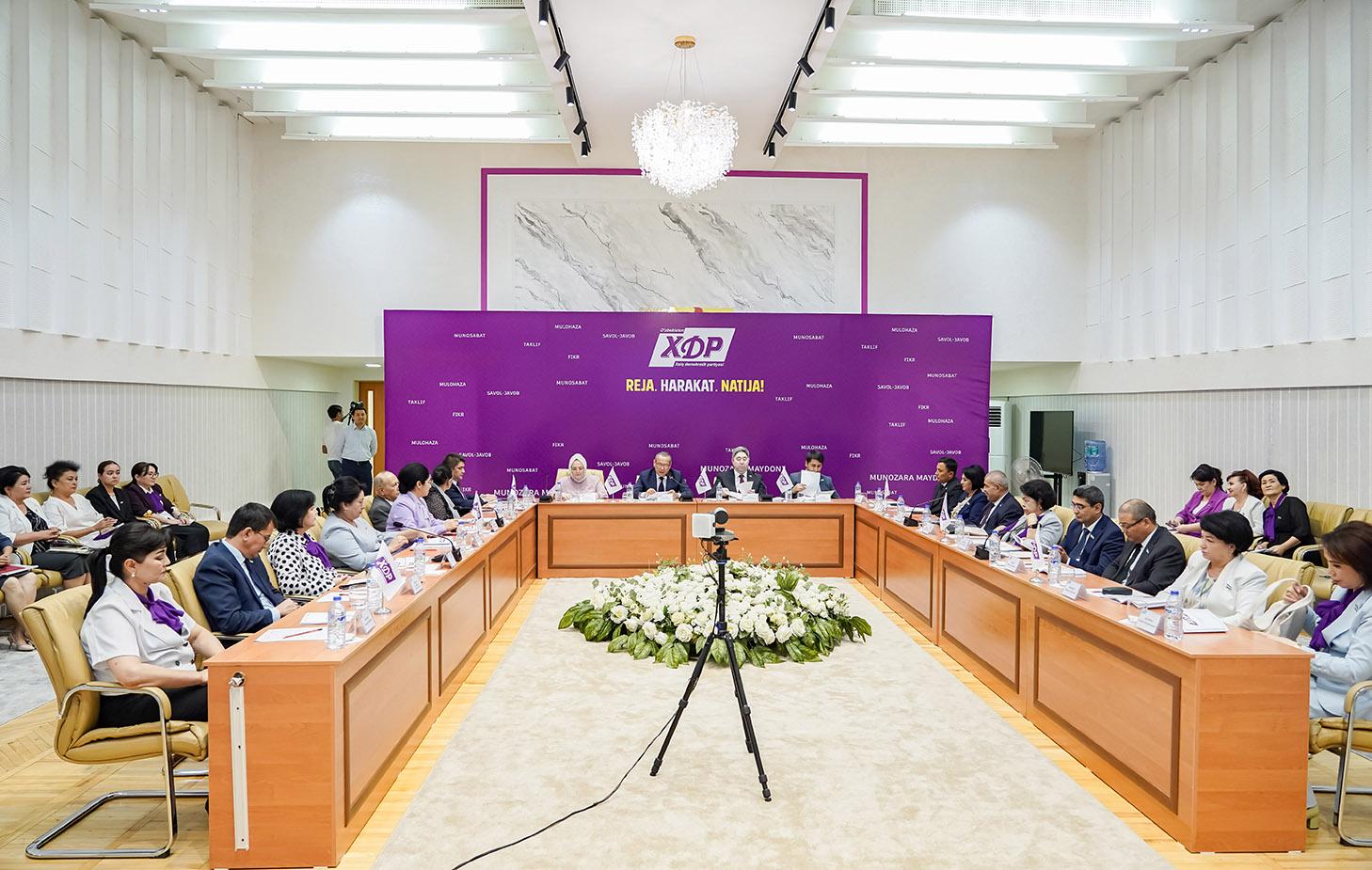 O‘zXDP Markaziy Kengashining III Plenumi bo‘lib o‘tdi