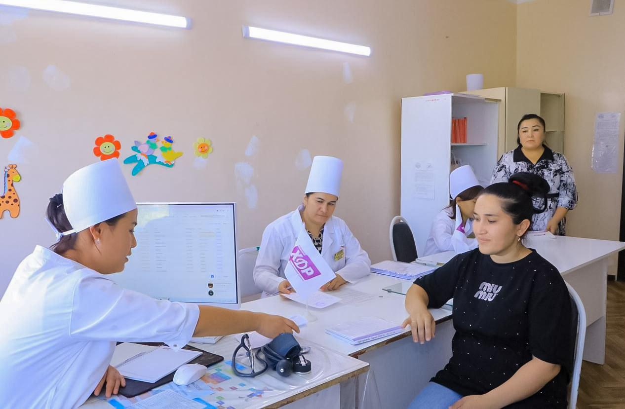Zarafshonda partiya elektorati tibbiy ko‘rikdan o‘tkazildi