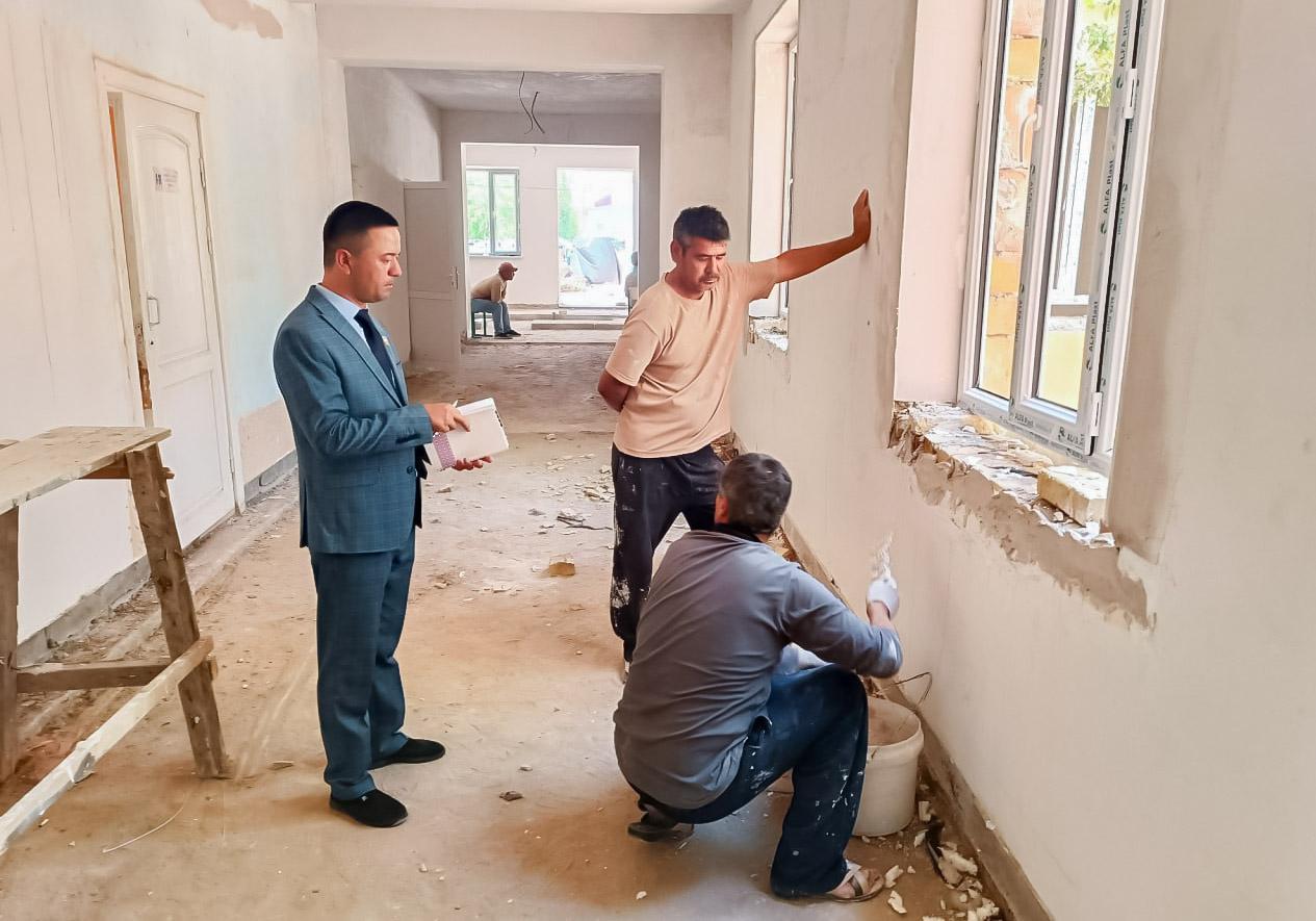 Deputat tashabbusi bilan maktab ta’mirlanib, qo‘shimcha yangi bino qurilmoqda