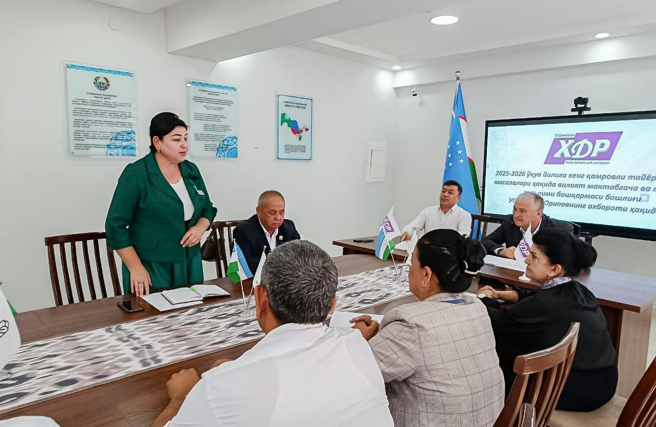 Qashqadaryo viloyat Kengashidagi deputatlik guruhimiz viloyat maktabgacha va maktab ta’limi boshqarmasining hisobotini tingladi