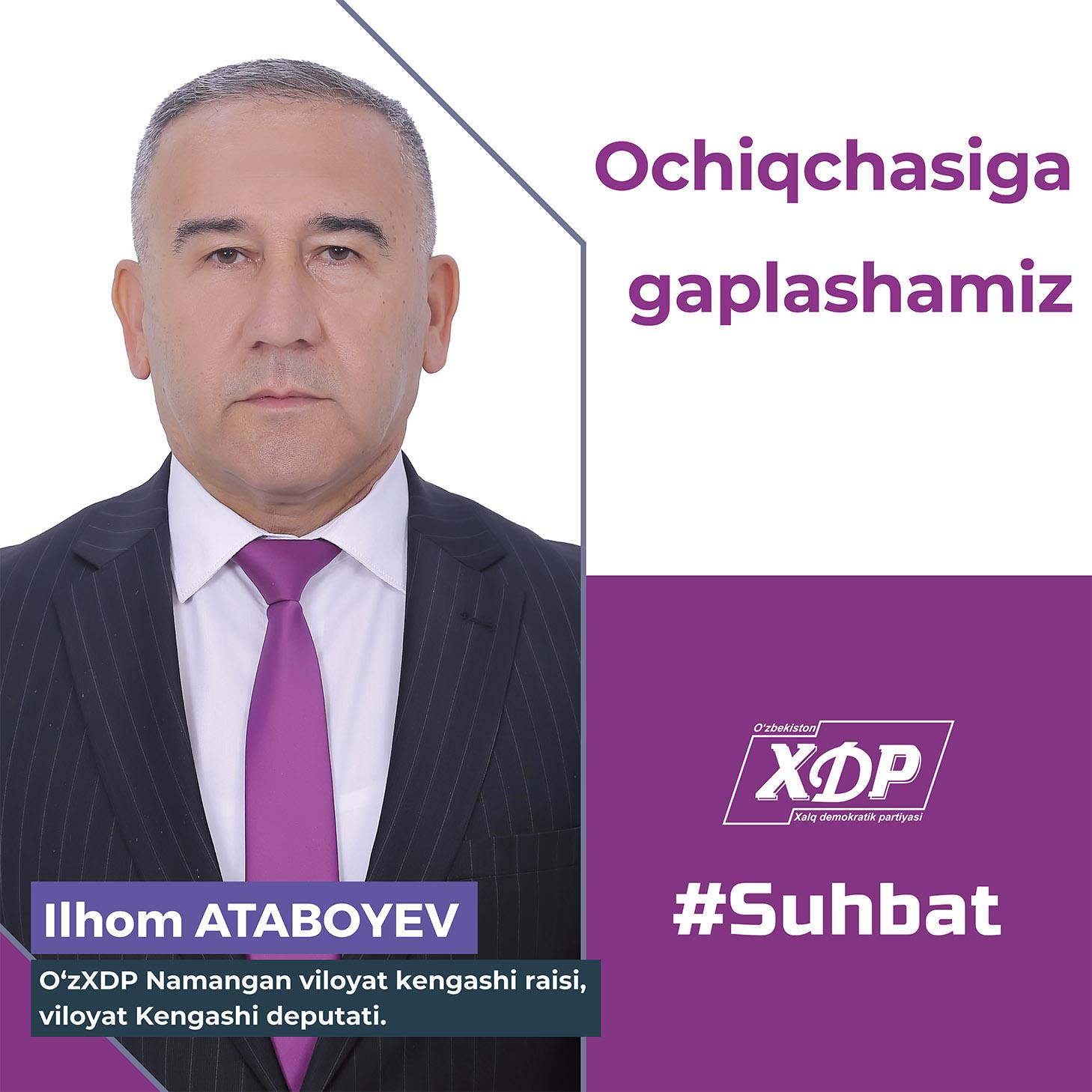 Ochiqchasiga gaplashamiz