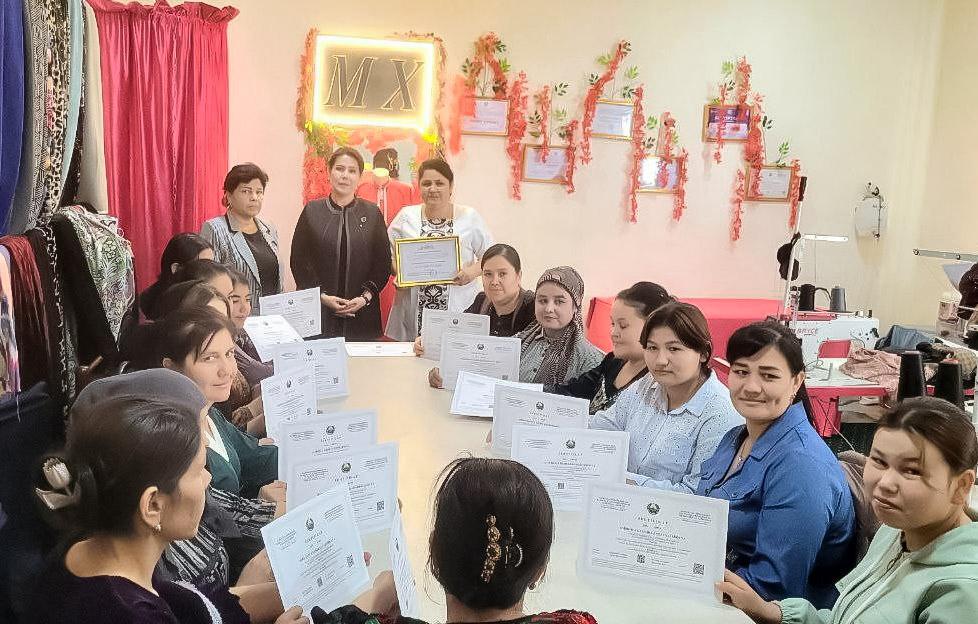 Savganlik xotin-qizlarning bandligi ta’minlangan