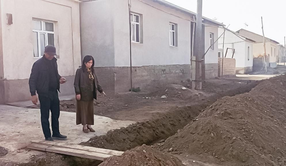 Deputat tashabbusi bilan 135 ta xonadon toza ichimlik suvi bilan ta’minlanadigan bo‘ldi