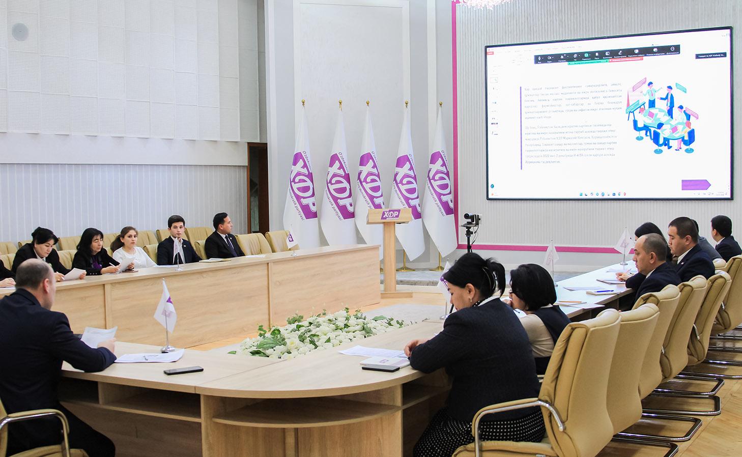 Партиямиз ходимлари учун ўқув-семинарлар бошланди