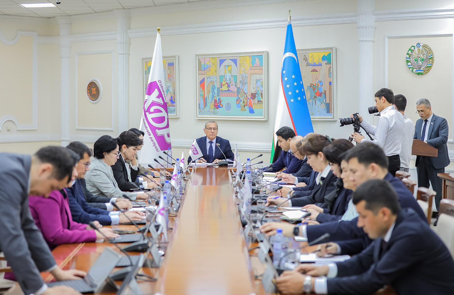 Fraksiyamizda muhim qonun loyihalari muhokamadan o‘tdi