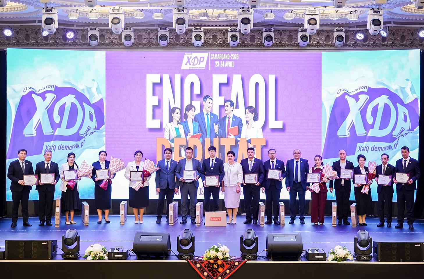 Xalq demokratik partiyasining eng faol deputati aniqlandi