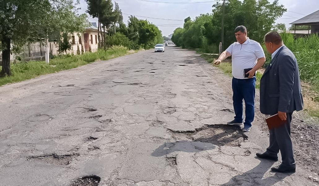 Mahalla ichki yo‘llari holati deputat tomonidan o‘rganildi