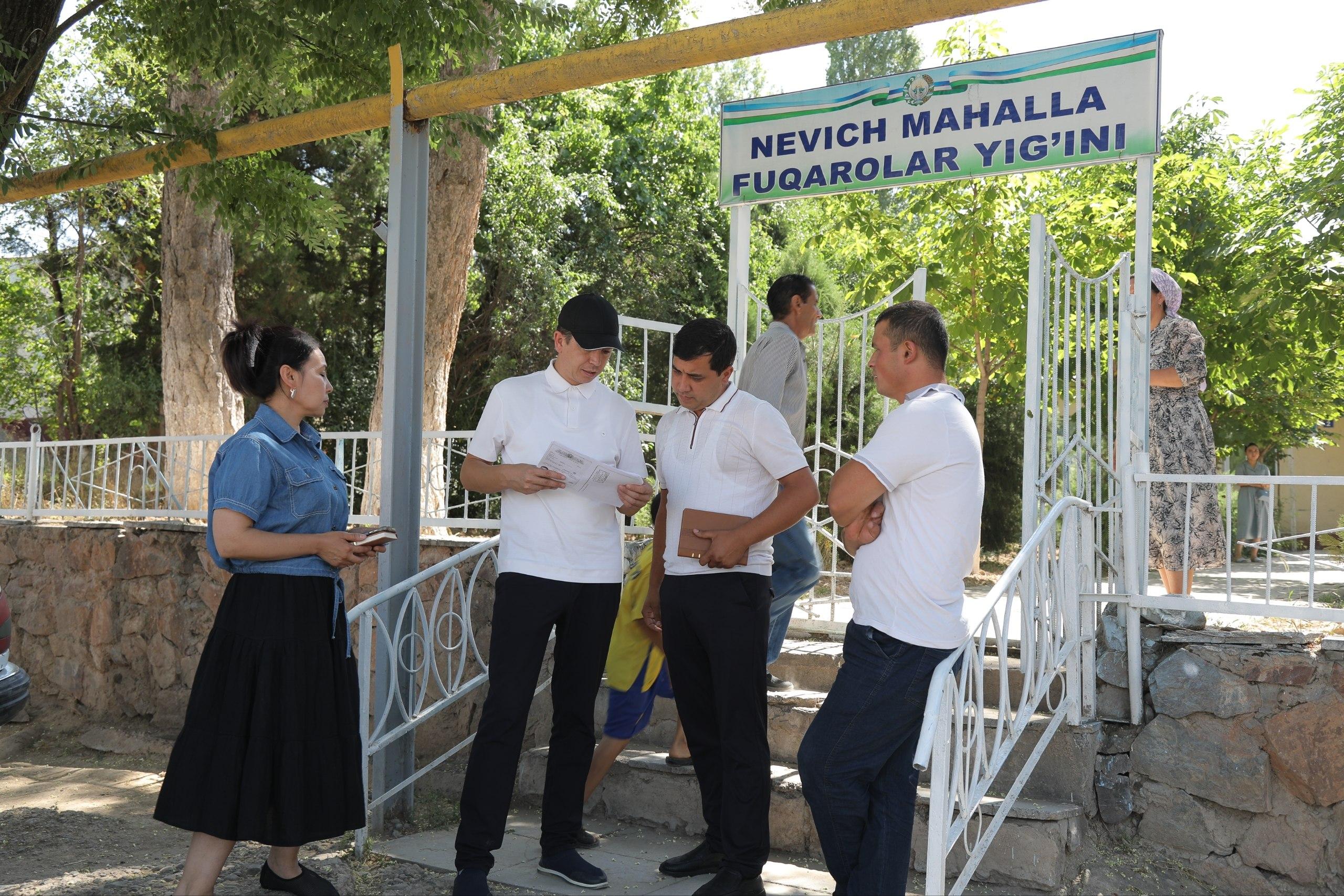 Deputatimiz tashabbusi bilan Nevich qishlog‘ida infratuzilma yangilanmoqda