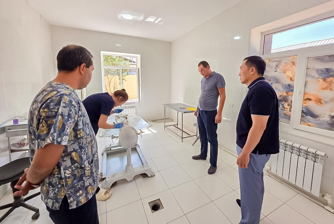 Tuman veterinariya bo‘limi faoliyati o‘rganildi