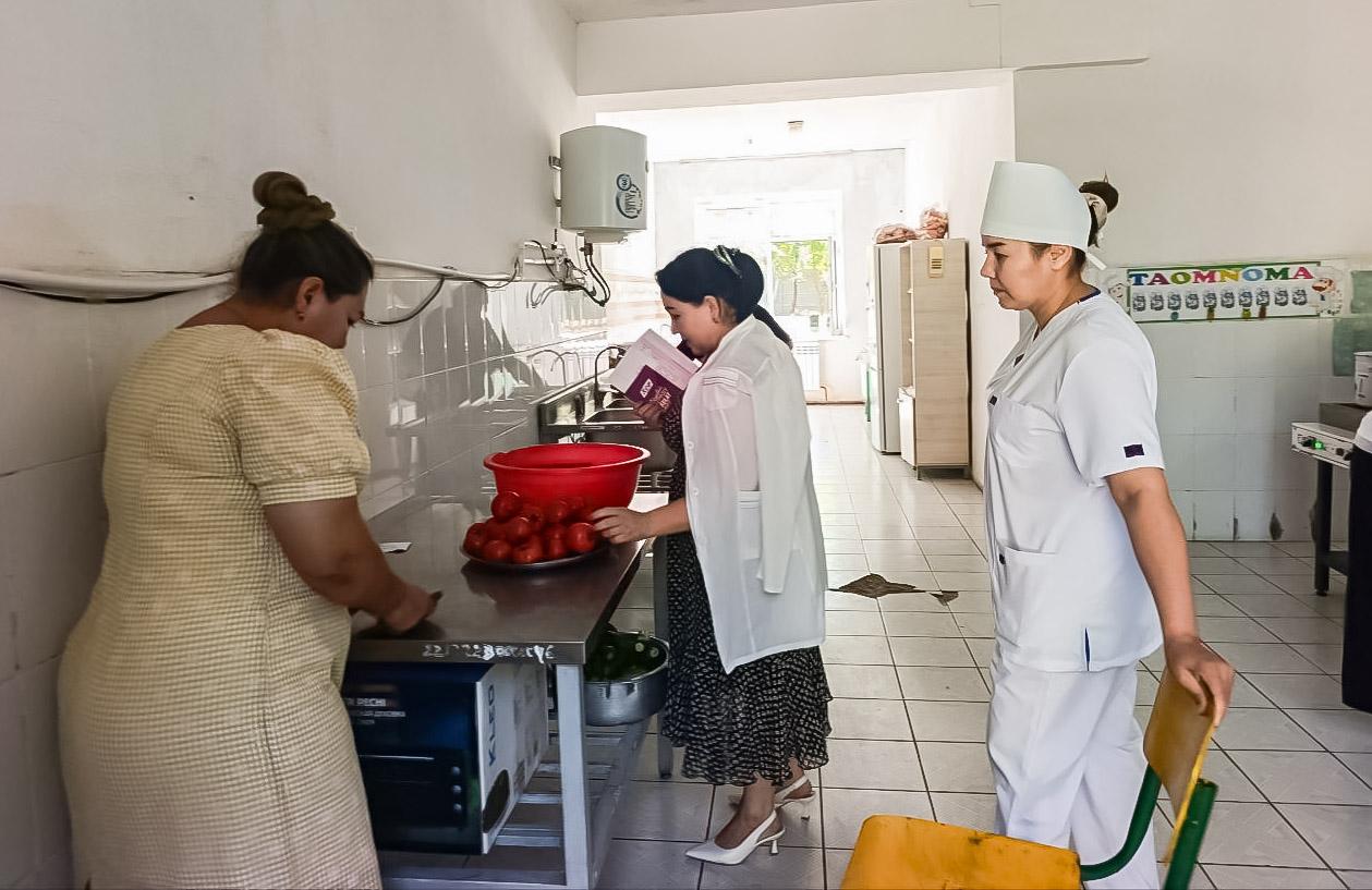 “Dilorom” mahallasidagi 6-son davlat maktabgacha ta’lim tashkiloti faoliyati o‘rganildi