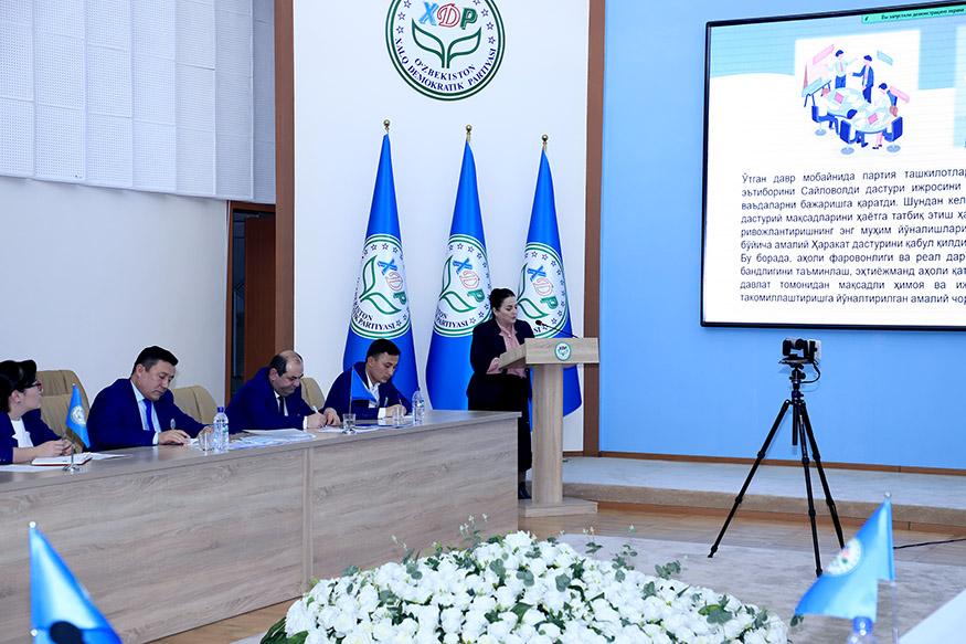 Халқ демократик партияси 2020 йилдаги фаолиятини сарҳисоб қилиб, келгуси йил учун асосий вазифаларни белгилаб олди