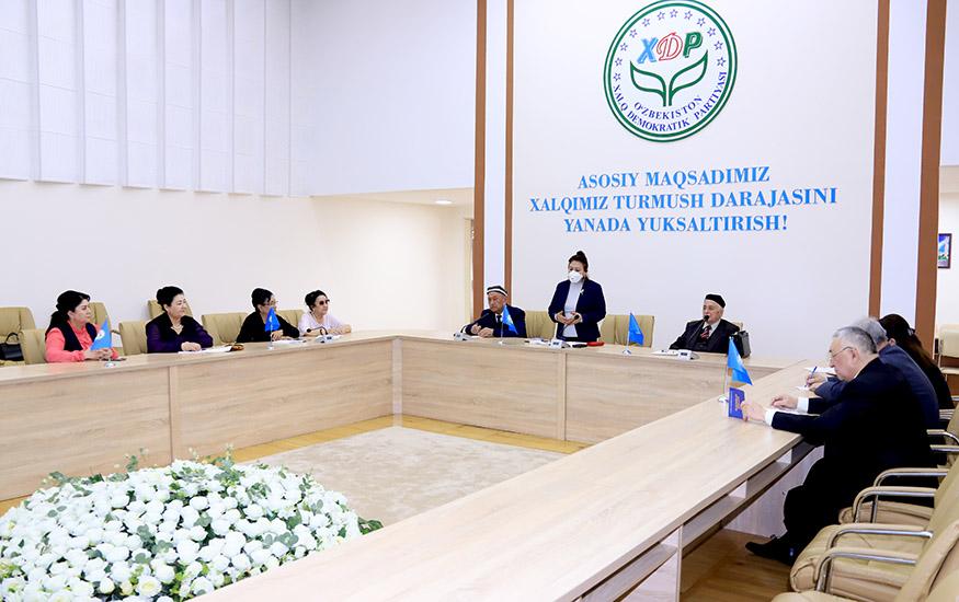 Партия Фахрийлар кенгашининг илк йиғилиши бўлиб ўтди