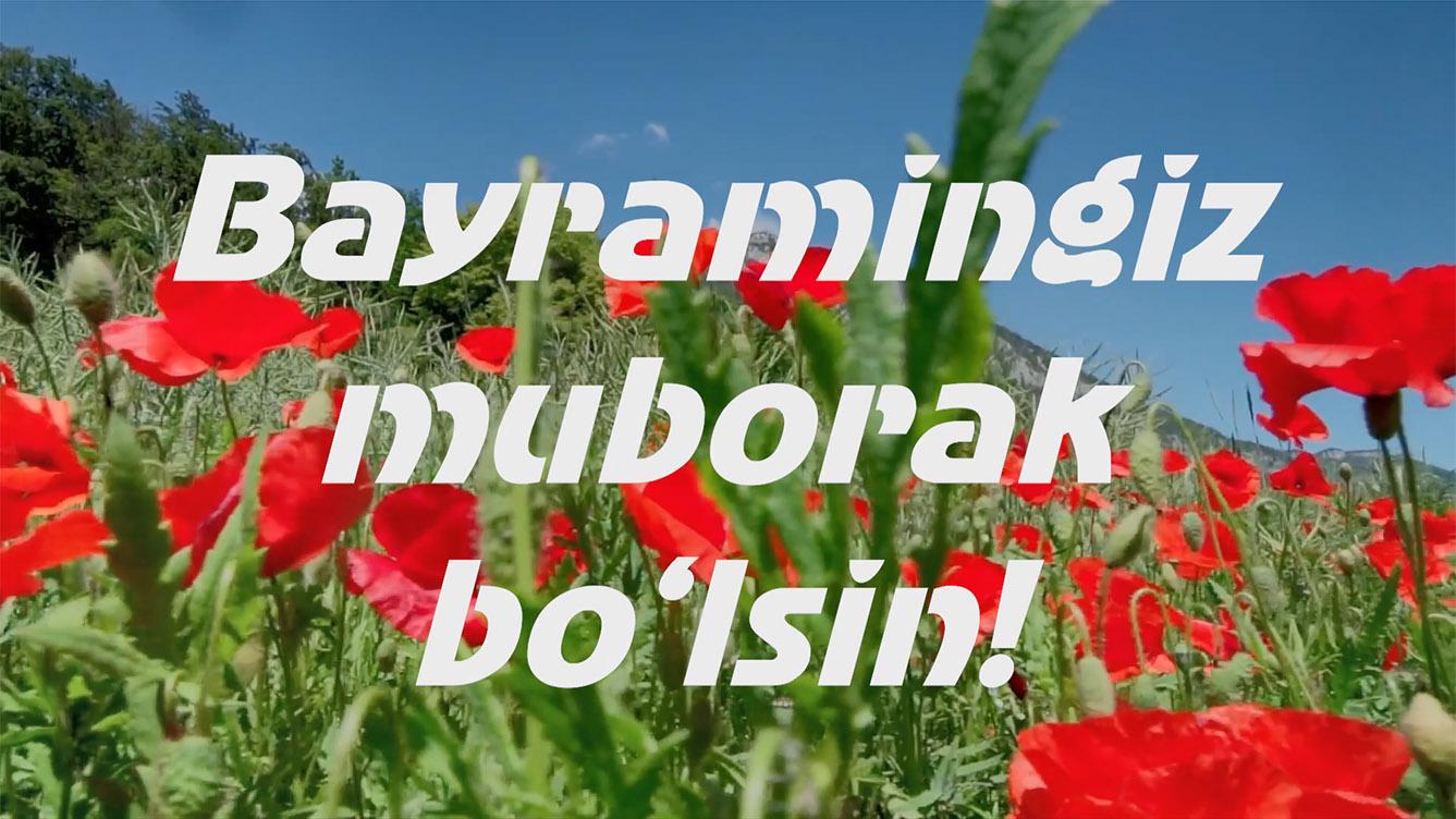 Bayramingiz muborak bo'lsin!