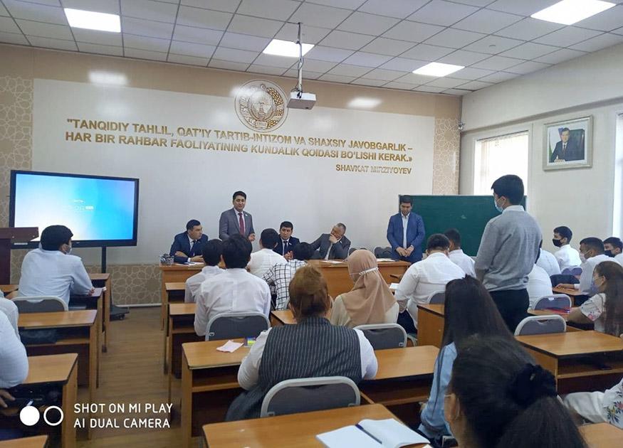 Талаба ёшлар билан учрашув