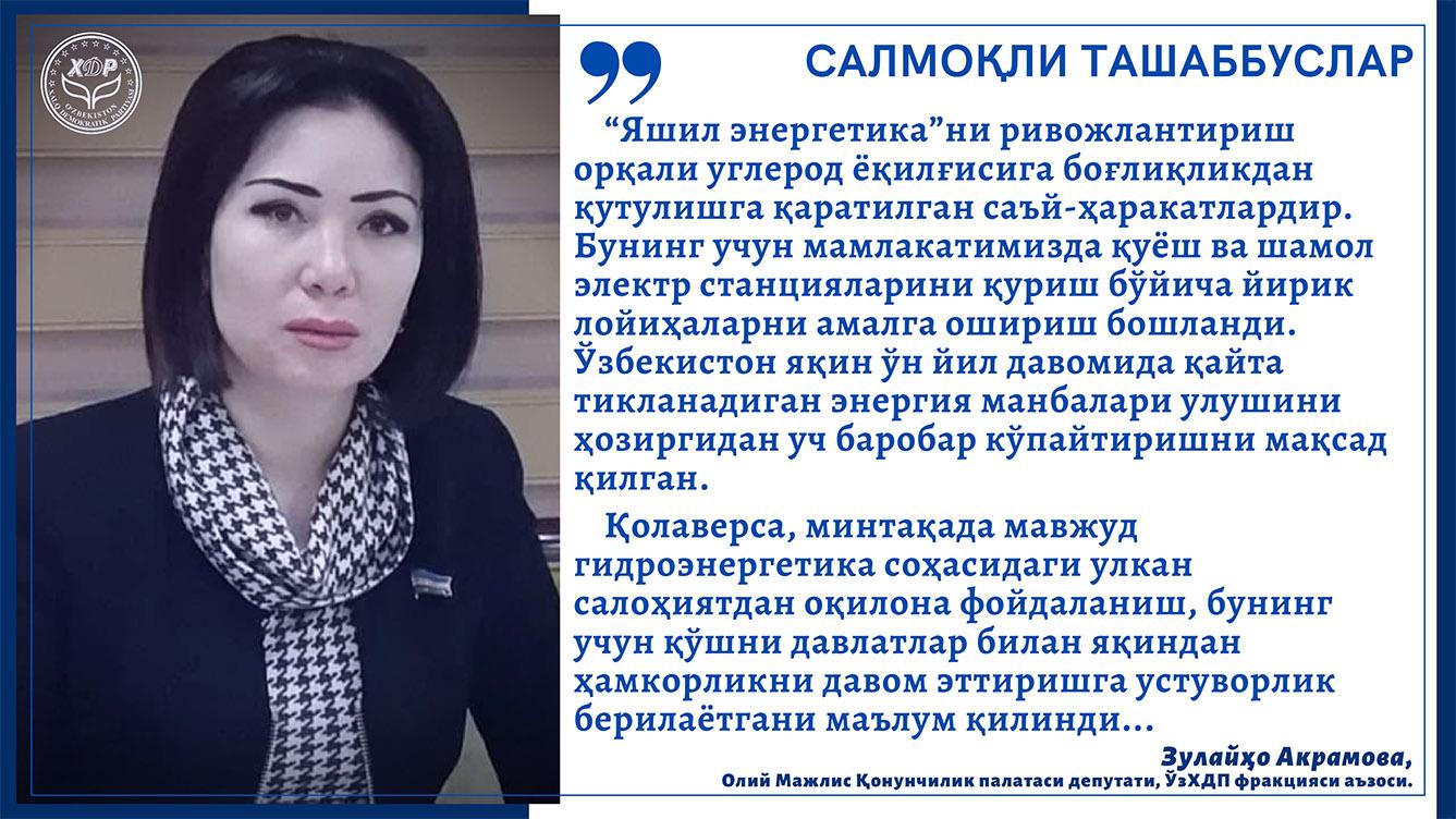 Салмоқли ташаббуслар