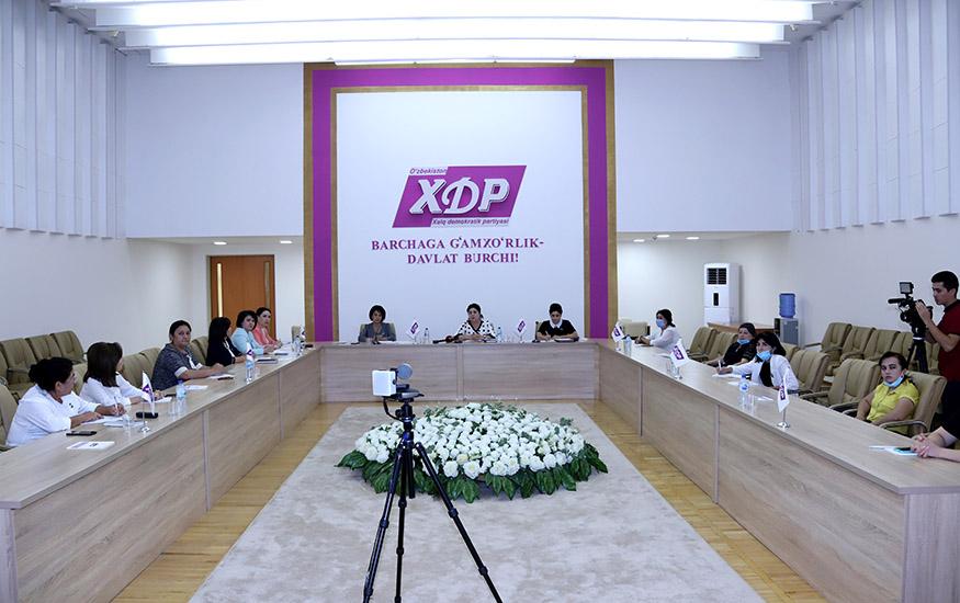 ХДП - аёлларнинг жамиятда тутган ўрнини кучайтириш тарафдори