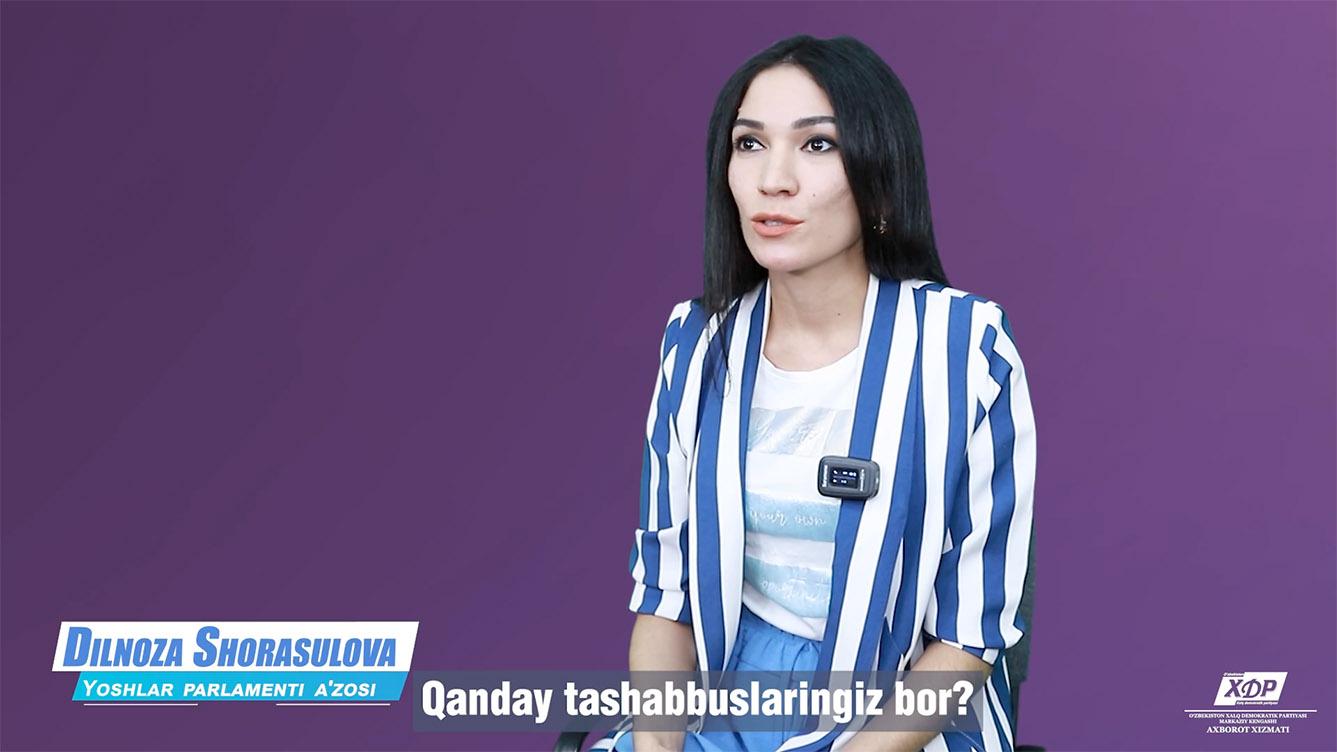 "Ёш етакчи": Орзуим камида Олий Мажлис депутати бўлиш, билимларимни ошириб Сенат Раиси даражасигача чиқиш