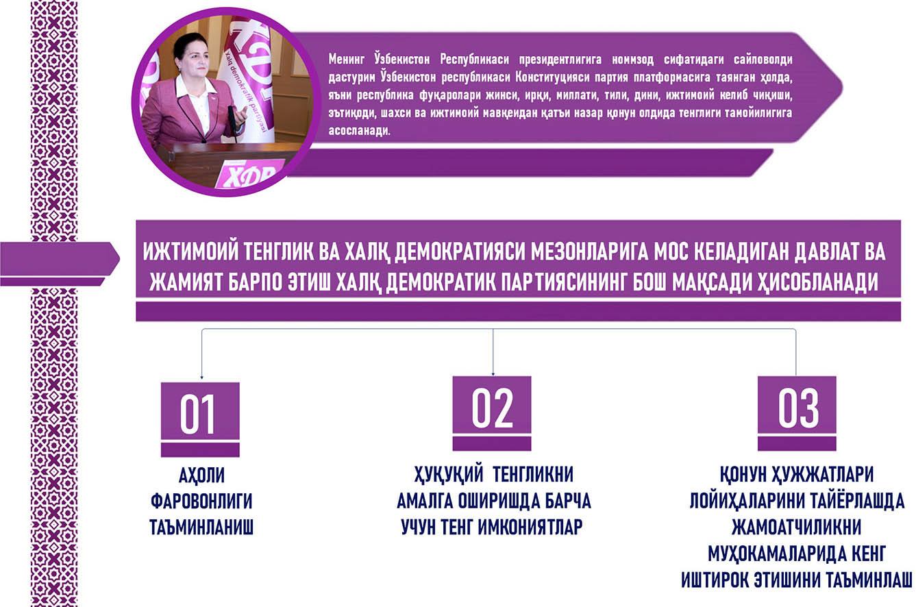 Халқ демократик партиясининг бош мақсади...