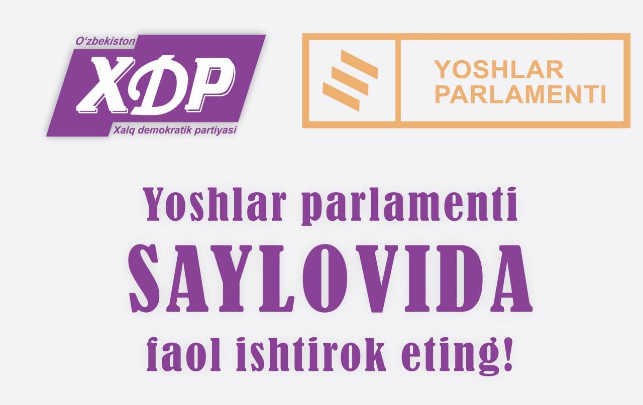 Yoshlar parlamenti saylovida faol ishtirok eting!