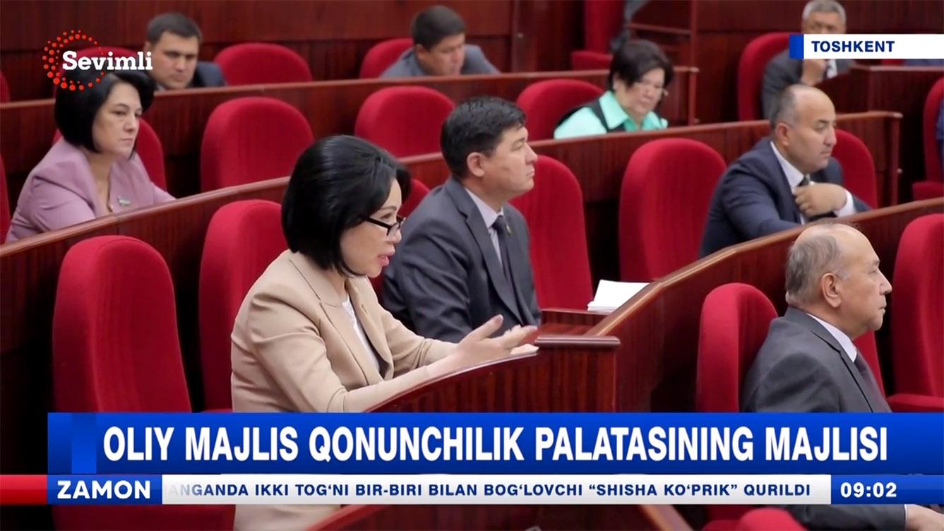 Oliy Majlis Qonunchilik palatasining navbatdagi yalpi majlisi (video)