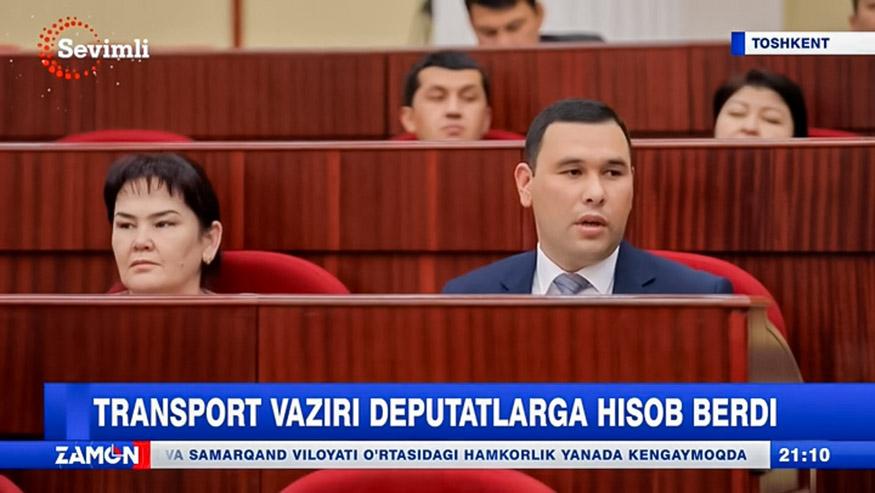 Zamon | Transport vaziri deputatlarga hisob berdi