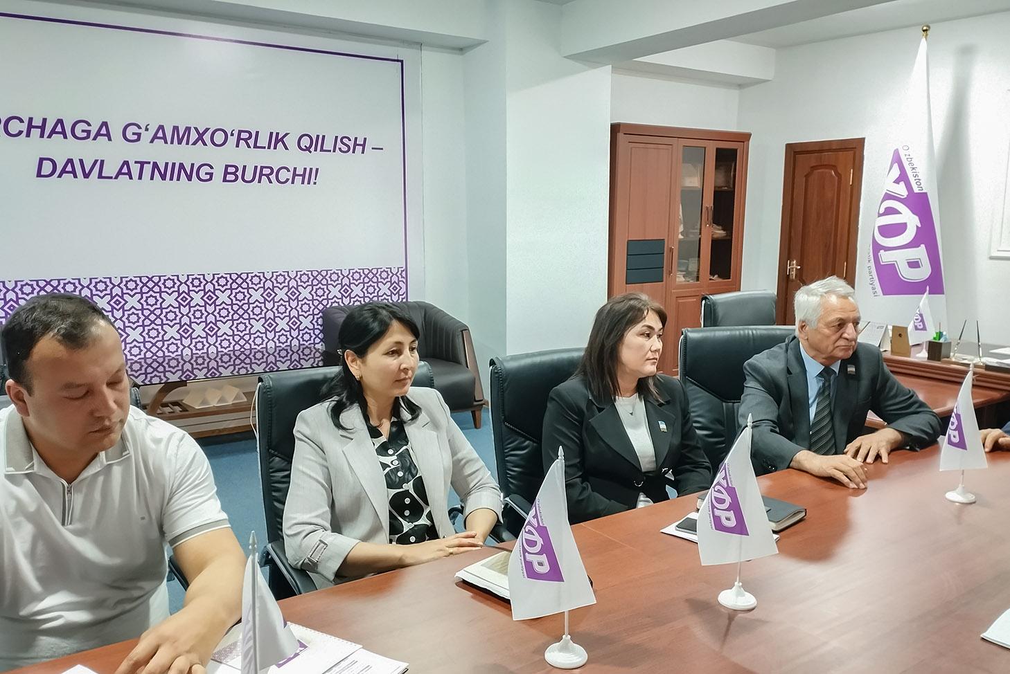 Partiya guruhi yig‘ilishida 4 oylik reyting ko‘rib chiqildi