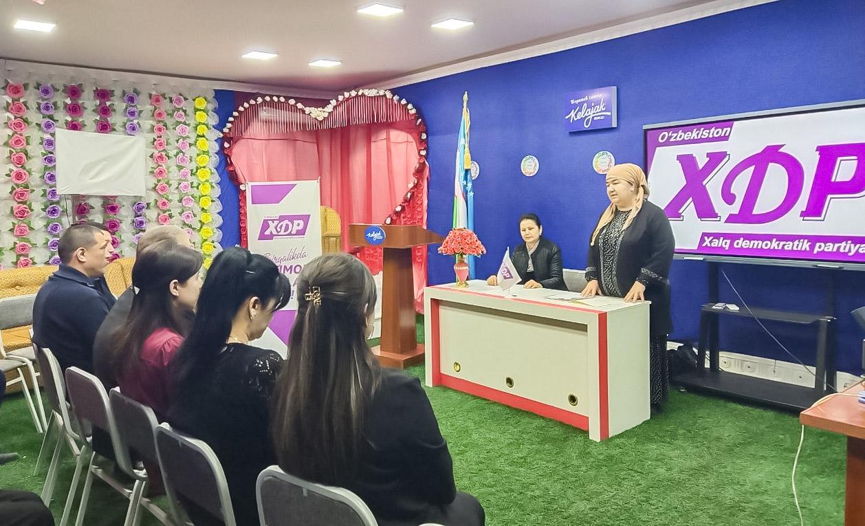 Boshlang‘ich partiya tashkilotlari keng jamoatchilik bilan aloqada muhim bo‘g‘in