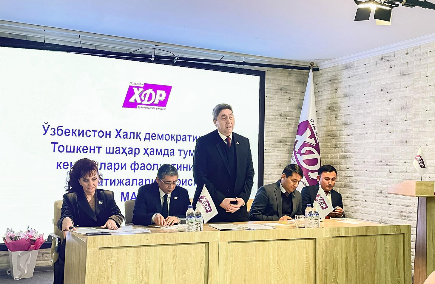 Toshkent shahar kengashining dolzarb vazifalari belgilandi