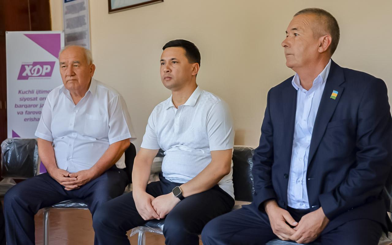 O‘zXDP fraksiyasi rahbarining hududlardagi uchrashuvlari davom etmoqda