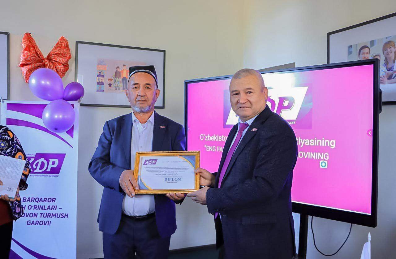 Бахмалнинг энг фаол депутати аниқланди