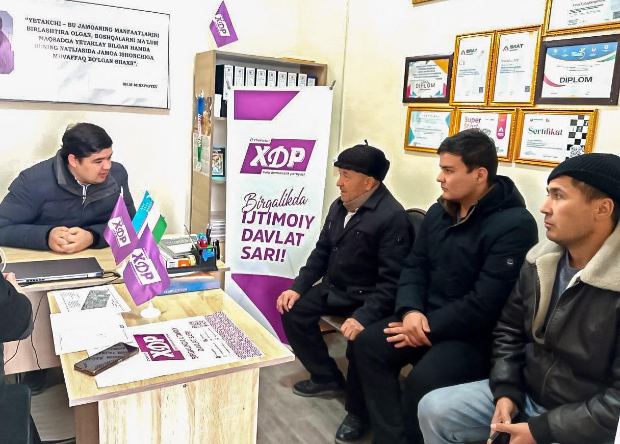 Sayyor qabulda aholi murojaatlari eshitilib, muammolarga yechim topildi