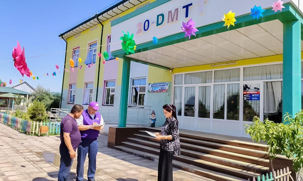 Вобкентда мактабгача таълим ташкилотлари ўрганилмоқда