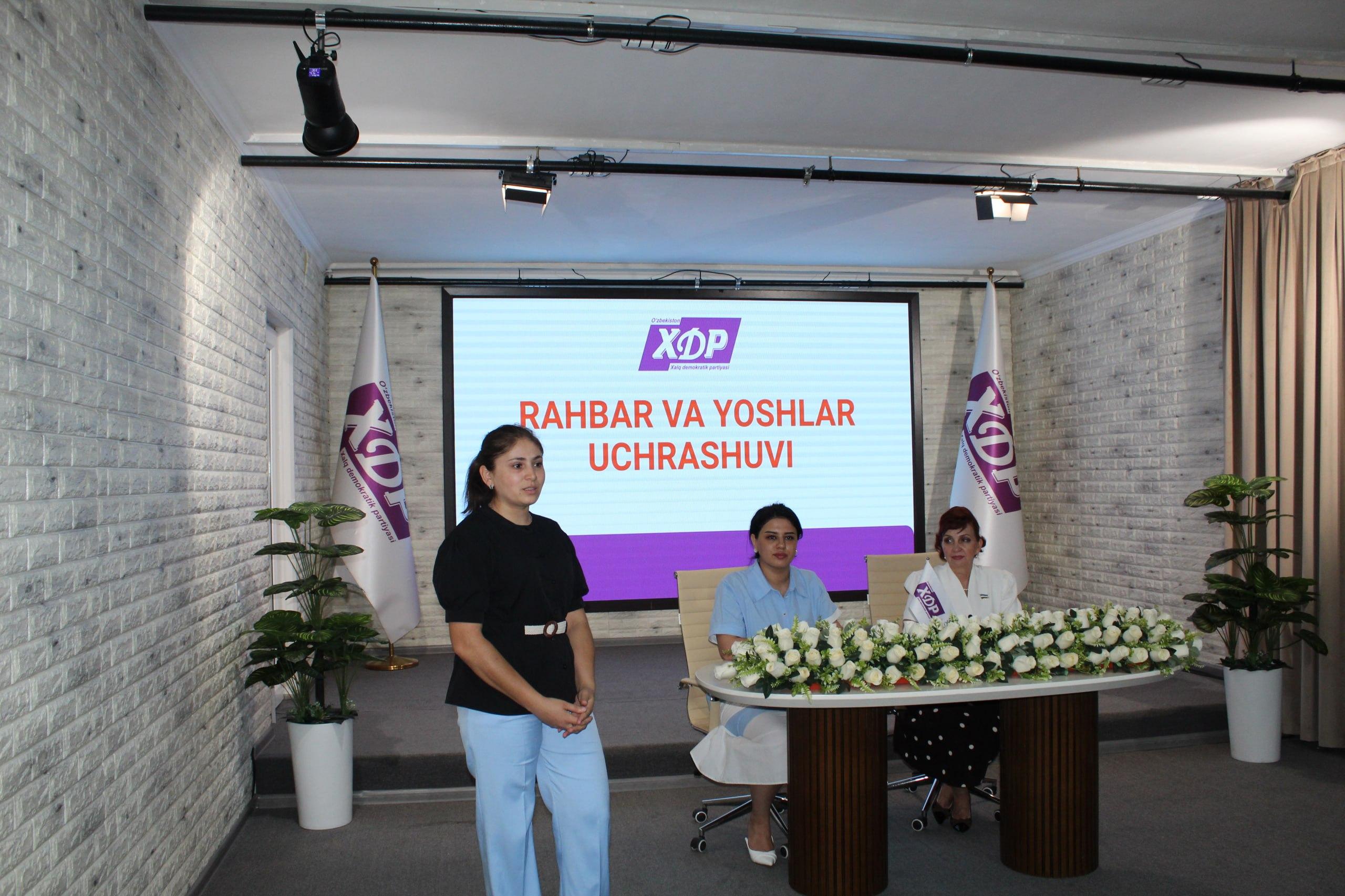 Deputat va yoshlar uchrashuvi bo‘lib o‘tdi