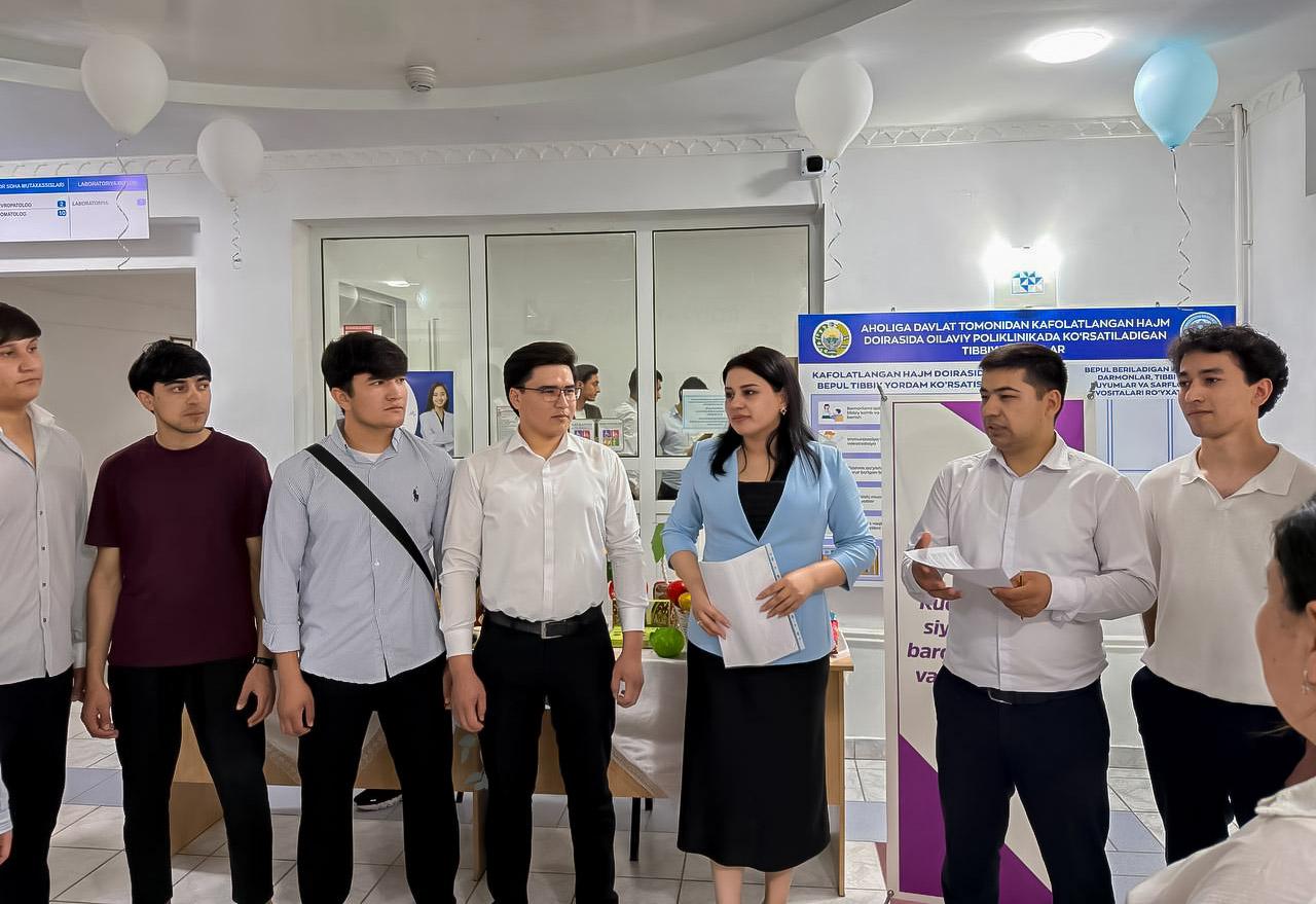 Xalq demokratik partiyasi yoshlarni bepul tibbiy ko‘rikdan o‘tkazdi