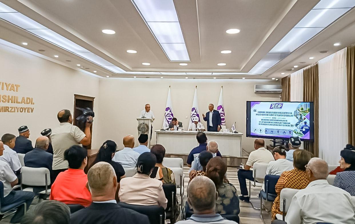 Qashqadaryoda kommunal xizmatlar va infratuzilma holati tahlil qilindi