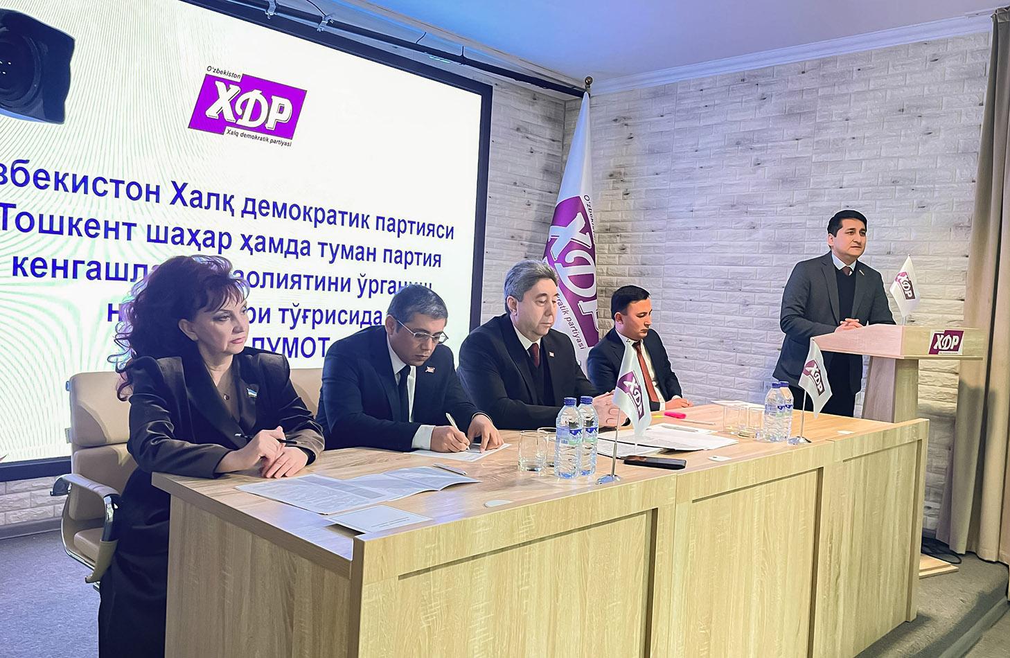 Toshkent shahar kengashining dolzarb vazifalari belgilandi