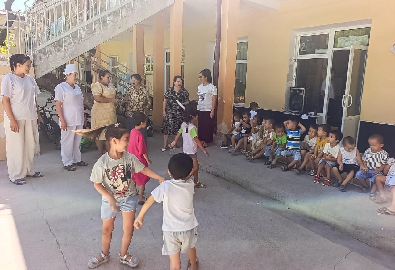“Dilorom” mahallasidagi 6-son davlat maktabgacha ta’lim tashkiloti faoliyati o‘rganildi