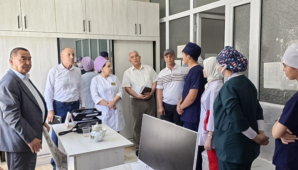Denovdagi tibbiyot birlashmasi faoliyati o‘rganildi