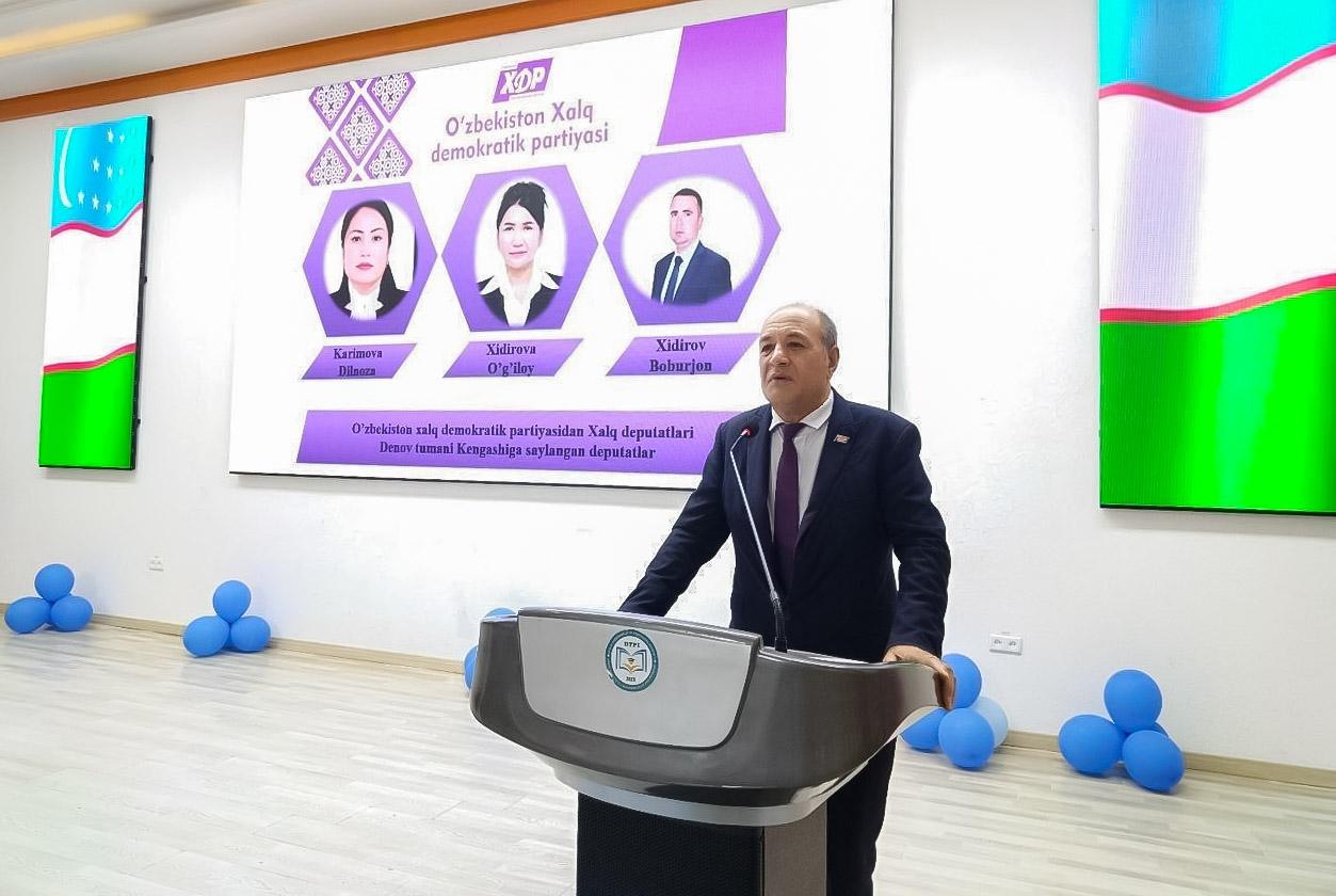 Deputat va yoshlar uchrashuvi