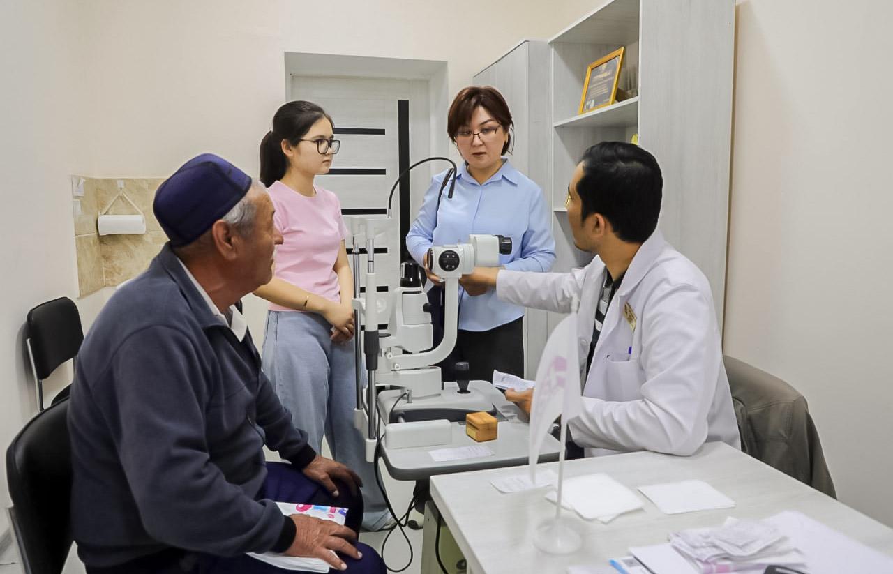 Taxiatoshda “Ko‘rish baxti” loyihasi o‘tkazildi 