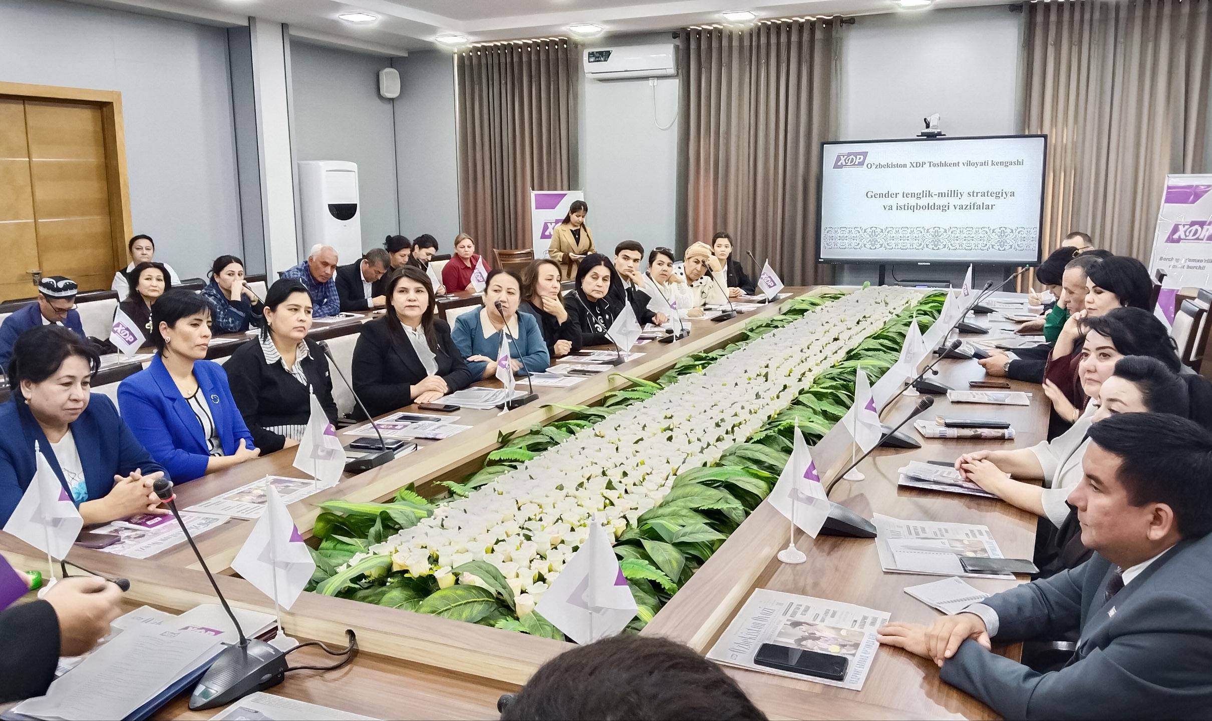 Gender tenglik va xotin-qizlar masalalariga bag‘ishlangan davra suhbati