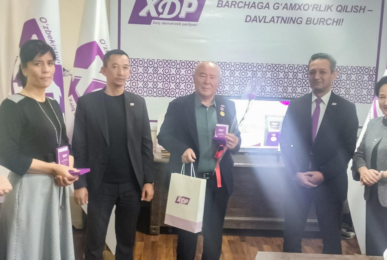 Toshkent viloyatida ham partiyamizning 34 yilligi nishonlandi