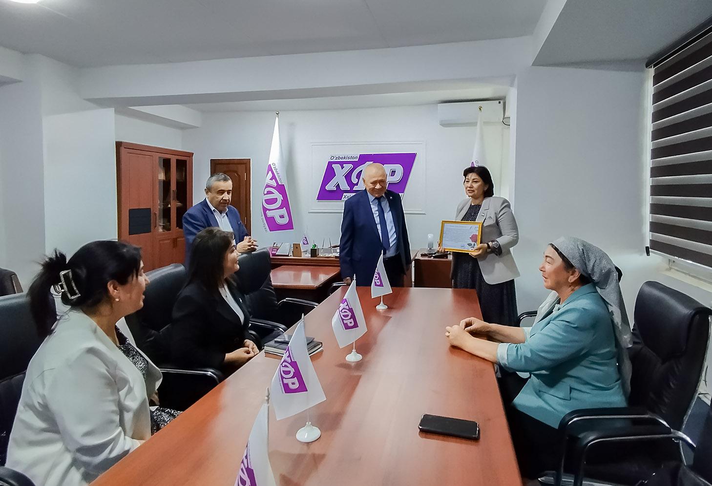 Partiya guruhi yig‘ilishida 4 oylik reyting ko‘rib chiqildi