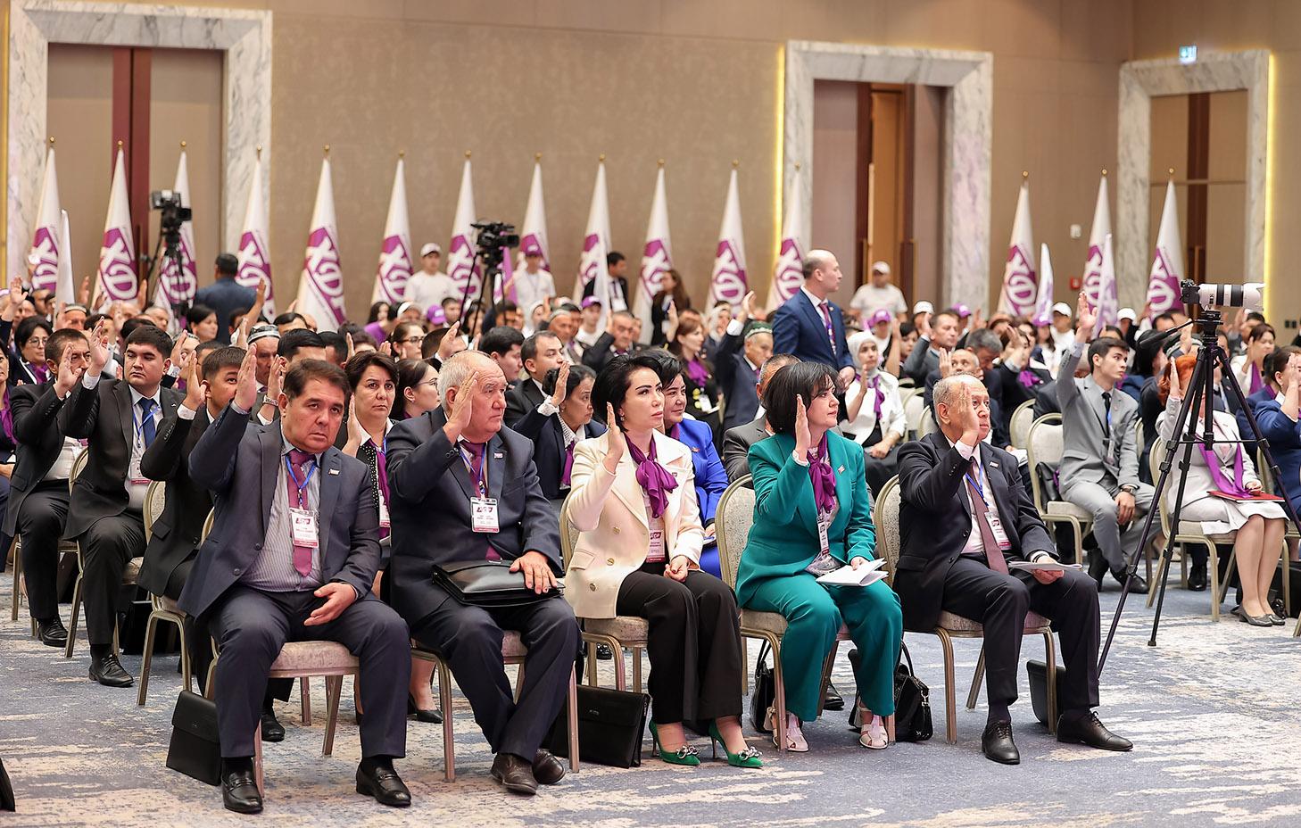 The 14th Congress of the People’s Democratic Party of Uzbekistan takes place