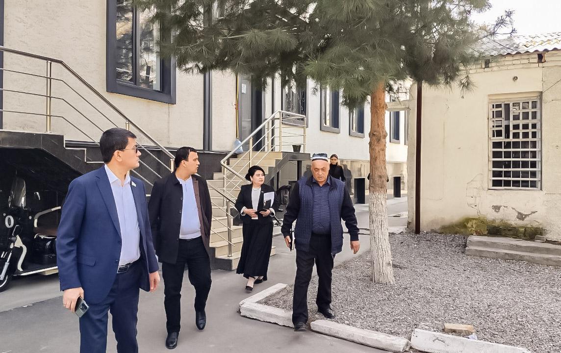 Депутат тиббиёт бирлашмасида ўрганиш ишларини ўтказди