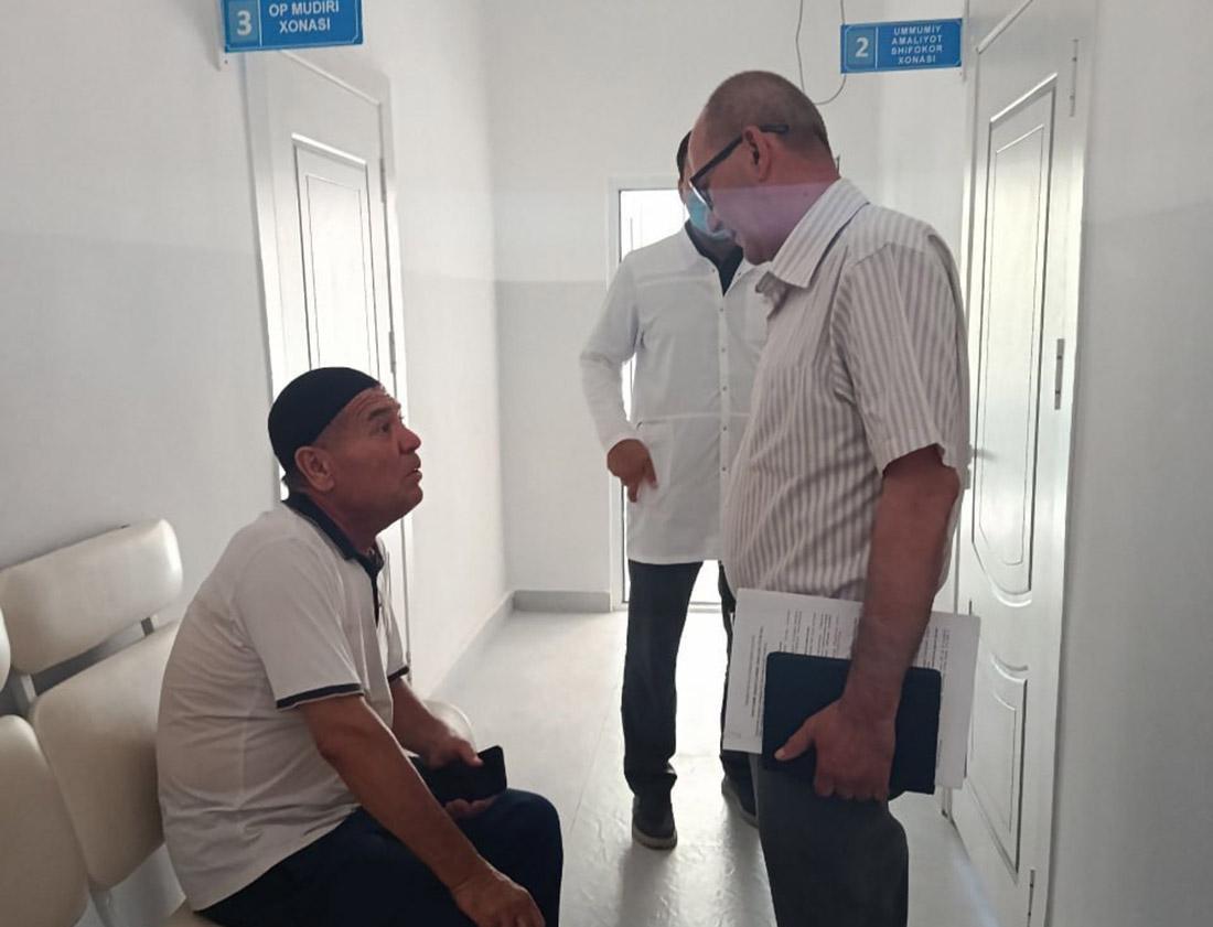 Тиббиёт муассасаси фаолияти ўрганилди