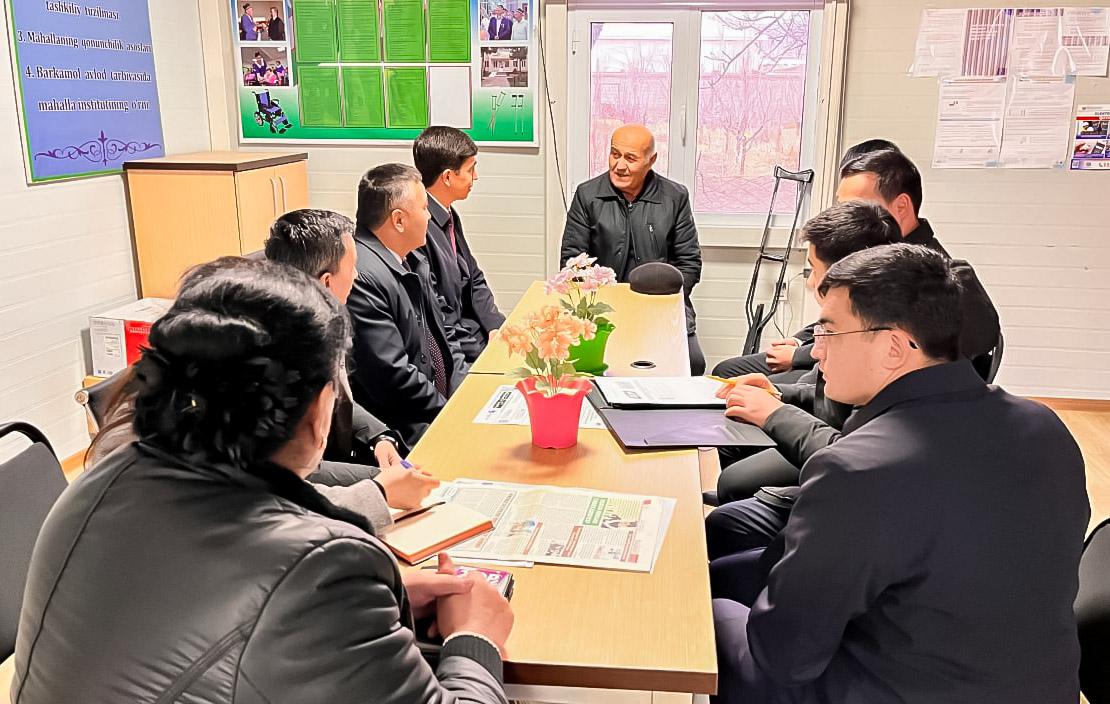 “Бир маҳалла – бир ташаббус” акцияси Паркент туманида