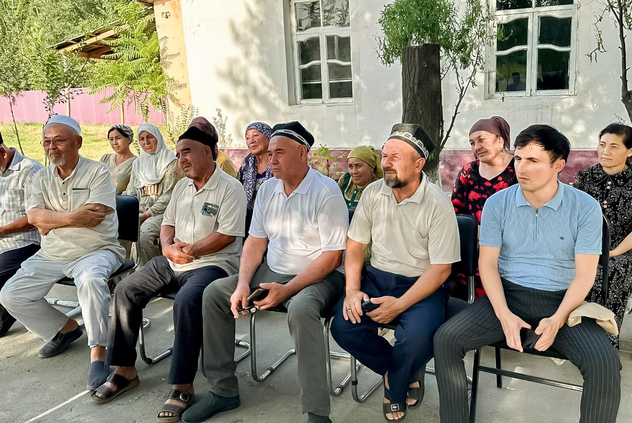 Deputatimiz saylovchilari oldida hisobot taqdim etdi