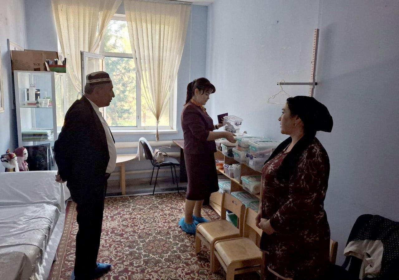 Deputatimiz Dashtobodda ijtimoiy soha obyektlarini o‘rganmoqda